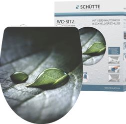 Schütte WC-Sitz Raindrop, Duroplast, mit Absenkautomatik günstig online kaufen
