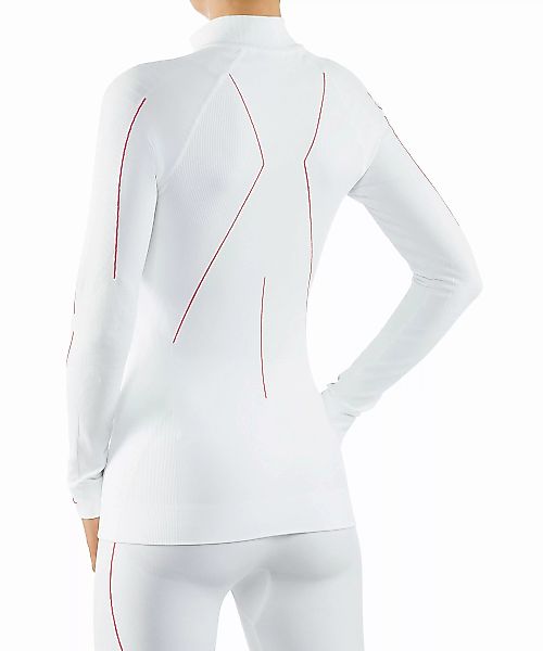 FALKE Damen Langarmshirt Maximum Warm, M, Weiß, Uni, 33036-200803 günstig online kaufen