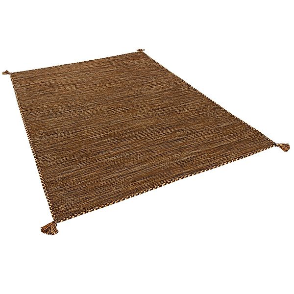 Pergamon Wollteppich Natur Teppich Kelim Prico, günstig online kaufen