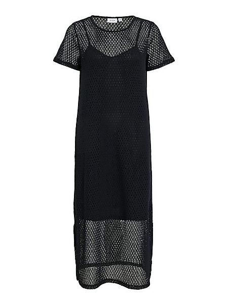 Vila Shirtkleid Elegantes Mesh-Design mit durchsichtigen Details (7/8-Länge günstig online kaufen