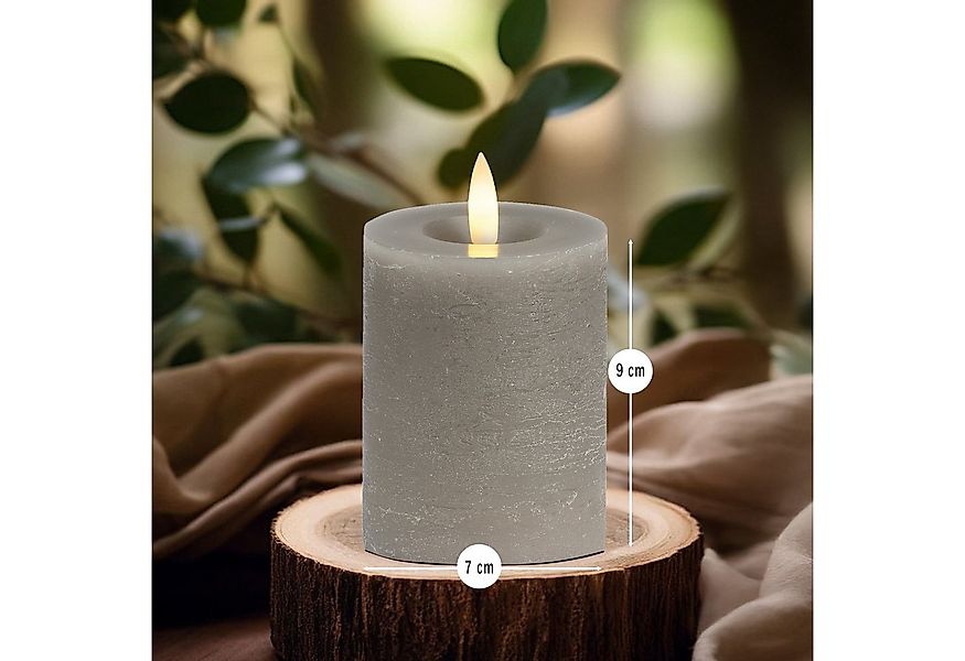 matches21 HOME & HOBBY LED-Kerze LED Stumpenkerzen Set Wachs, Flackernde Fl günstig online kaufen