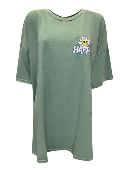 Worldclassca T-Shirt Worldclassca Oversized Print HAPPY günstig online kaufen