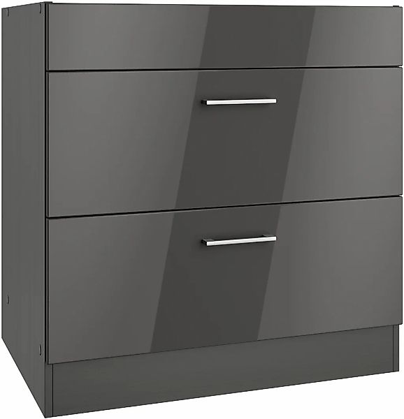 KOCHSTATION Kochfeldumbauschrank "KS-Milan" Kochfeldumbau 80 cm, matte oder günstig online kaufen