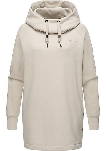 Ragwear Kapuzenpullover Rowenna Langer Damen Hoodie mit hohem Schalkragen günstig online kaufen