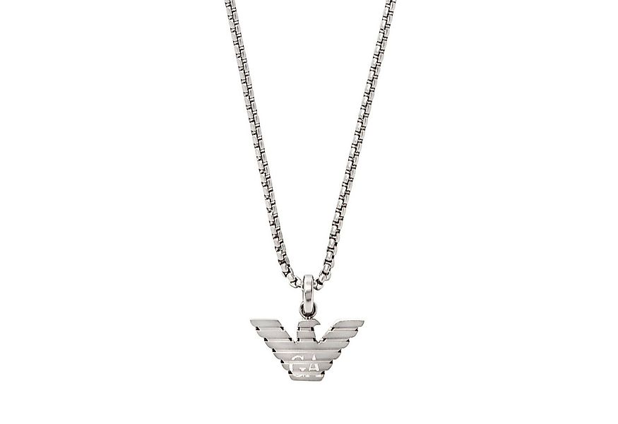 Emporio Armani Kette mit Anhänger Schmuck Geschenk Edelstahl günstig online kaufen