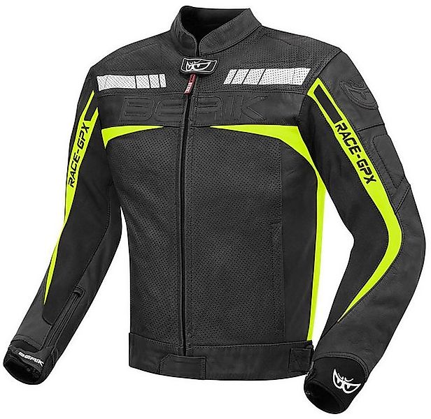 Berik Motorradjacke Conquest Motorrad Lederjacke herausnehmbares Innenfutte günstig online kaufen