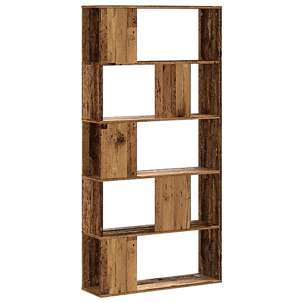 VidaXL Bücherregal 5 Böden Altholz 80,5x23,5x162,5 cm Holzwerkstoff günstig online kaufen