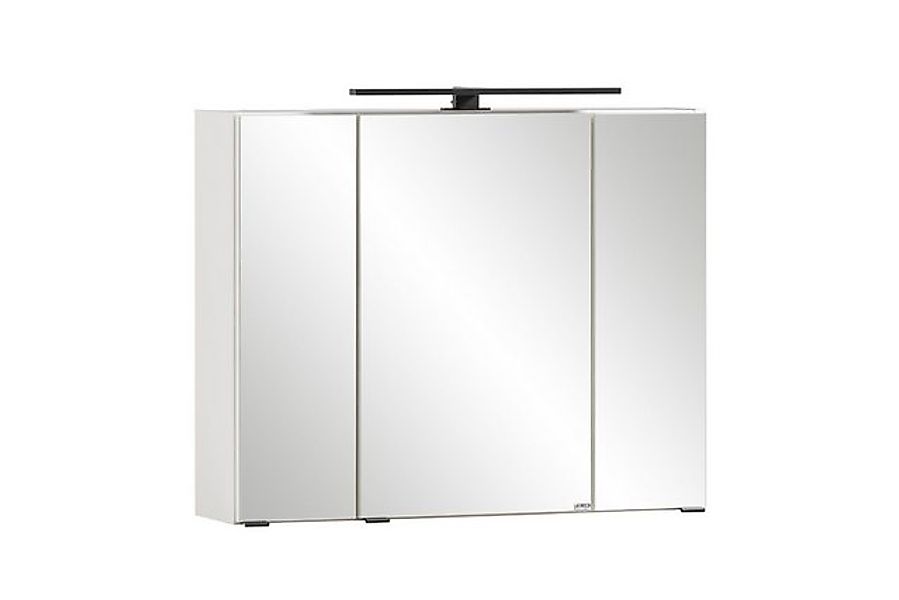 freiraum Spiegelschrank Lyon in weiß - 80x64x20cm (BxHxT) günstig online kaufen