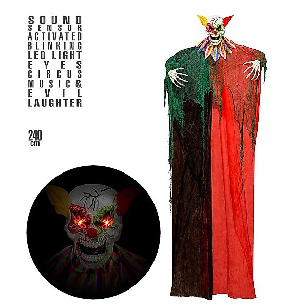 Widmann S.r.l. Dekoobjekt Hänge Figur Horrorclown günstig online kaufen