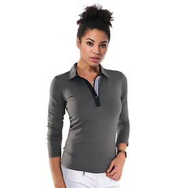Langarm-Shirt 'Meryl' steel Gr. 36 günstig online kaufen