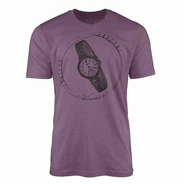 Sinus Art T-Shirt Vintage Herren T-Shirt Armbanduhr günstig online kaufen