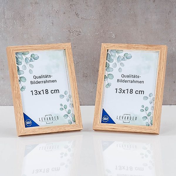 Levandeo® Bilderrahmen, 10er Set Portrait Bilderrahmen günstig online kaufen