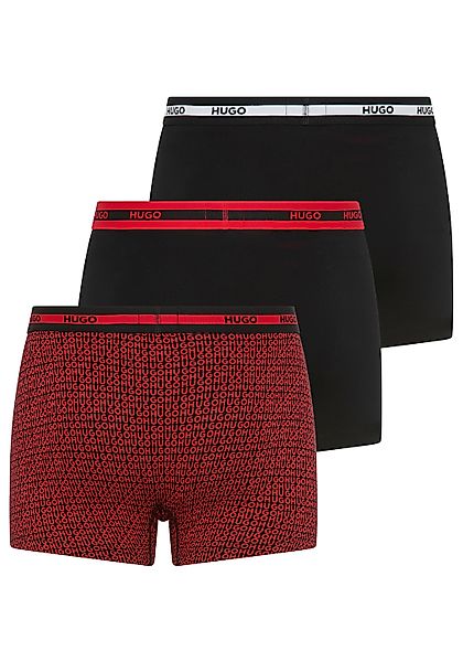 HUGO Underwear Boxershorts "BOXER BR PLANET DES", (3 St.), elastischer Bund günstig online kaufen