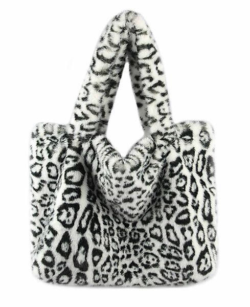 ITALYSHOP24 Schultertasche XXL Damen Leopard Print günstig online kaufen