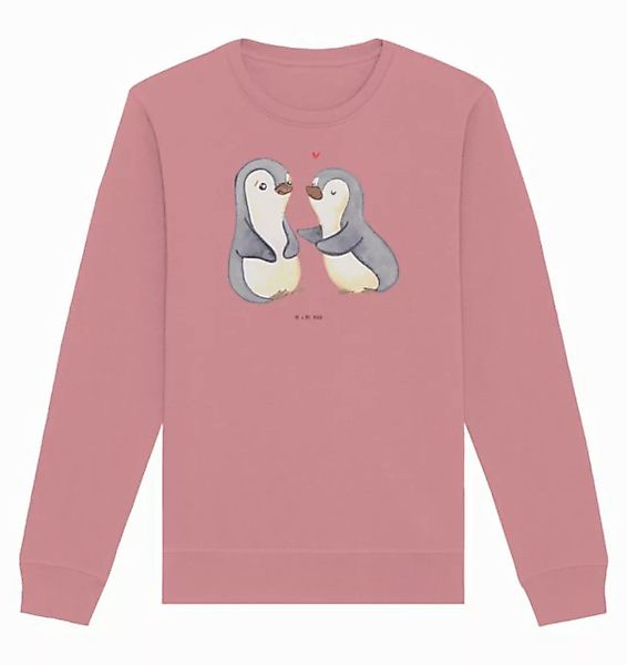 Mr. & Mrs. Panda Longpullover Größe XS Pinguine trösten - Canyon Pink - Ges günstig online kaufen