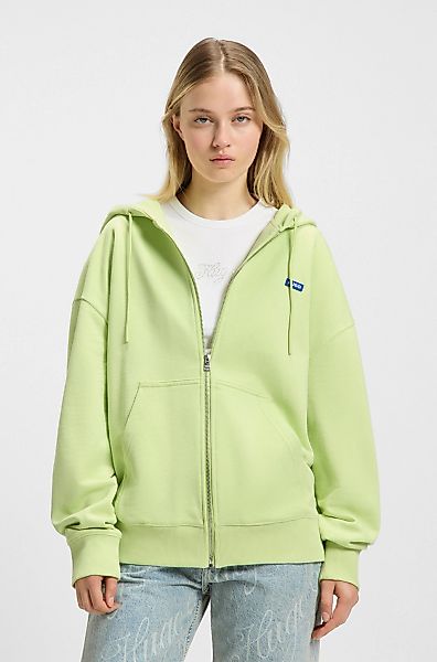 HUGO Blue Sweatjacke "Doa", mit Kapuze, Logo-Badge günstig online kaufen