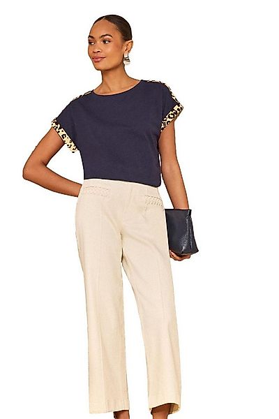 Love & Roses Kurzarmbluse Love & Roses Oberteil mit Kerbausschnitt, Regular günstig online kaufen