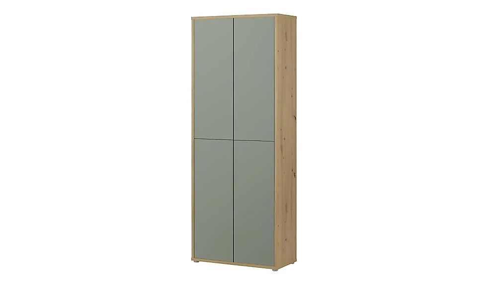 Mehrzweckschrank  Bolognano ¦ grün ¦ Maße (cm): B: 74,3 H: 192 T: 34.8 Gard günstig online kaufen