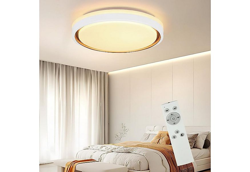 ZMH LED Deckenleuchte Wohnzimmer Ø30CM Dimmbar mit Fernbedienung Modern Dec günstig online kaufen