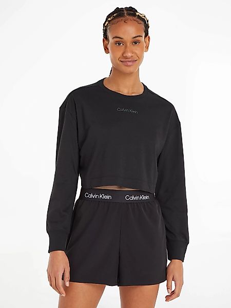 Calvin Klein Sport Langarmshirt "PW - LS Top (Cropped)", mit Rundhalsaussch günstig online kaufen