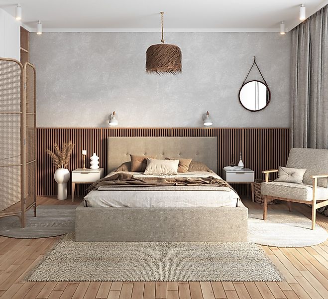 thematys Polsterbett Bett Stauraumbett aus Velours, 120x200, 140x200, 160x2 günstig online kaufen