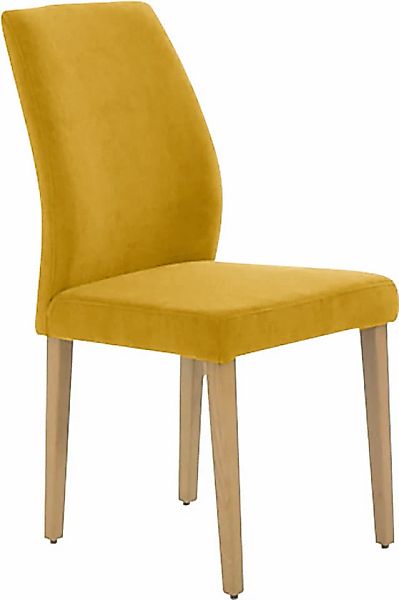 K+W Komfort & Wohnen 4-Fußstuhl "6193" () mit Massivholzbeinen in Wildeiche günstig online kaufen