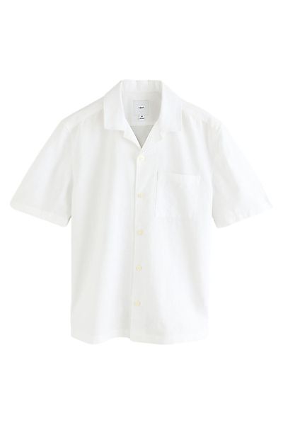 Next Kurzarmhemd Kurzarmhemd aus Baumwleinen mit günstig online kaufen