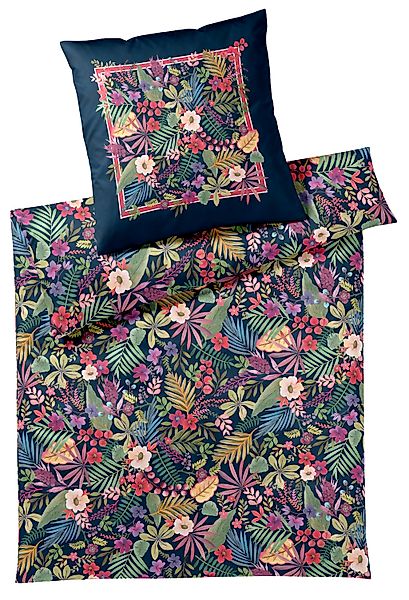 Elegante Bettwäsche "Rise" 2 Stk. tlg. angenehmes Hautgefühl günstig online kaufen