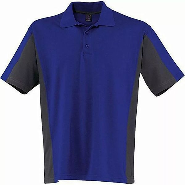 Kübler T-Shirt Kübler Shirt-Dress Polo-Shirt blau/anthrazit günstig online kaufen