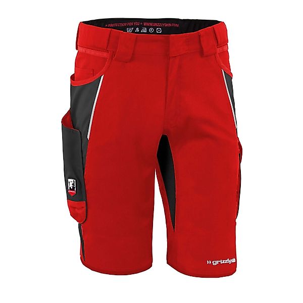 Qualitex Workwear Arbeitsshorts Shorts "IRON" rot/schwarz, günstig online kaufen