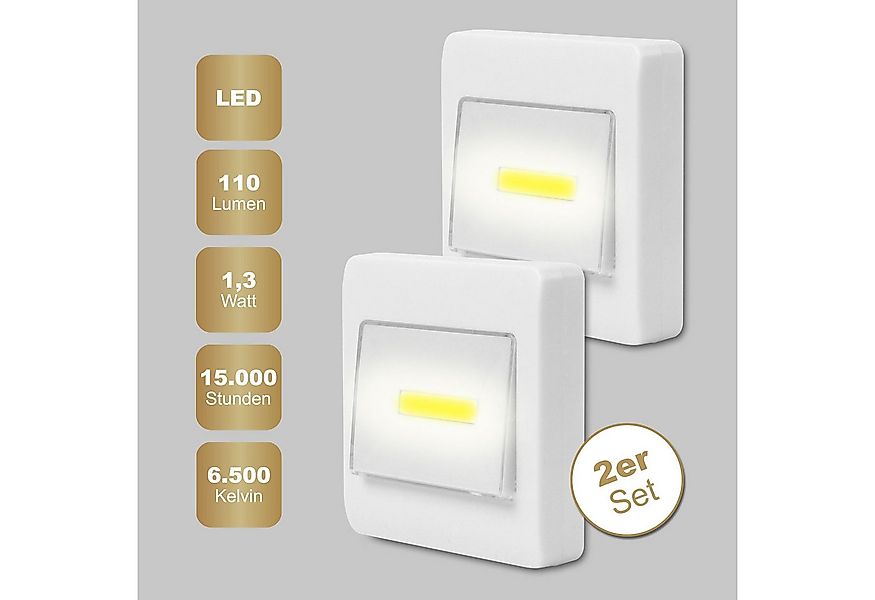 EAXUS LED Unterbauleuchte Unterschranklampe - Wandlampe Batteriebetrieben - günstig online kaufen