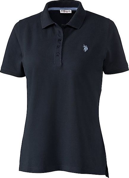 U.S. Polo Assn Poloshirt Stretch-Piqué mit taillierte Passform günstig online kaufen