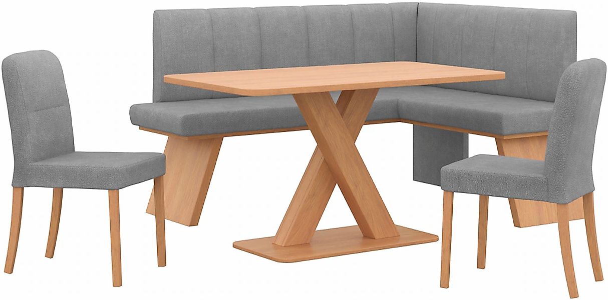 Home affaire Eckbankgruppe "Nina" Set, 4er, 4 Stk. tlg. Sitzgruppe Esszimme günstig online kaufen