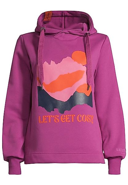 salzhaut Hoodie SABBELTRIENE Damen hinten länger salzhaut Kapuzenpullover – günstig online kaufen