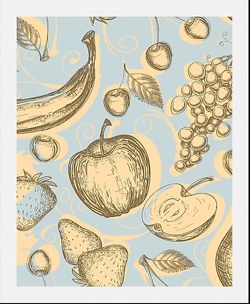 queence Bild »Elijah«, Obst-Obst Bilder-Essen-Lebensmittel-Kunst, (1 St.), günstig online kaufen