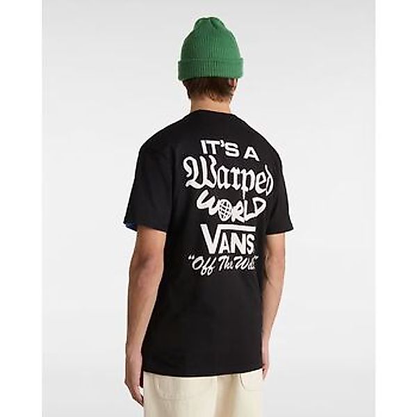 Vans  T-Shirts & Poloshirts VN000M5E WARPED WORLD-BLK1 BLACK günstig online kaufen