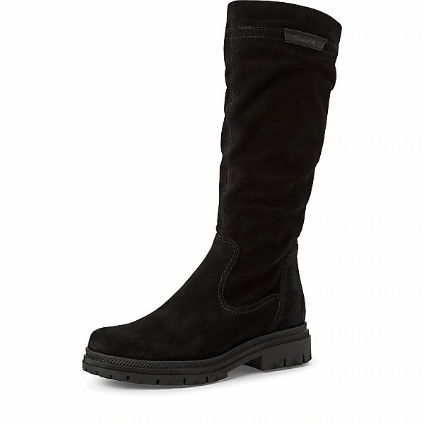Tamaris Stiefel, Blockabsatz, Langschaftstiefel mit slouchy Falten am Schaf günstig online kaufen