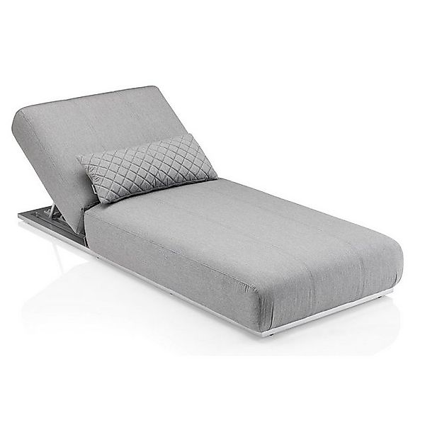 KETTLER Loungesofa Kettler Sonnenliege Daybed EGO silber/flanelle Aluminium günstig online kaufen