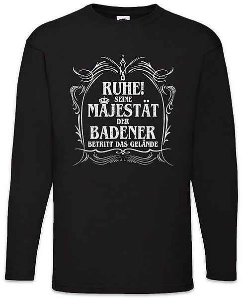 Urban Backwoods Langarmshirt Seine Majestät Der Badener Langarm T-Shirt Bad günstig online kaufen