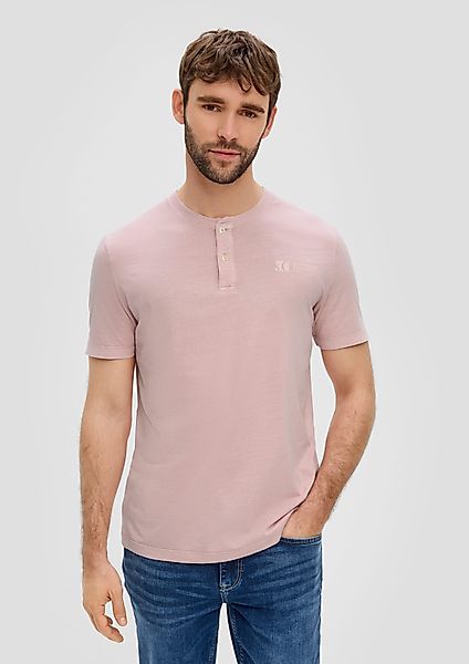 s.Oliver Kurzarmshirt T-Shirt mit Garment Dye günstig online kaufen