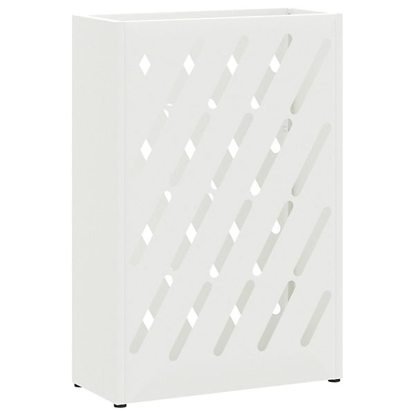 vidaXL Schirmständer Weißer Regenschirmständer 28x12x41 cm günstig online kaufen