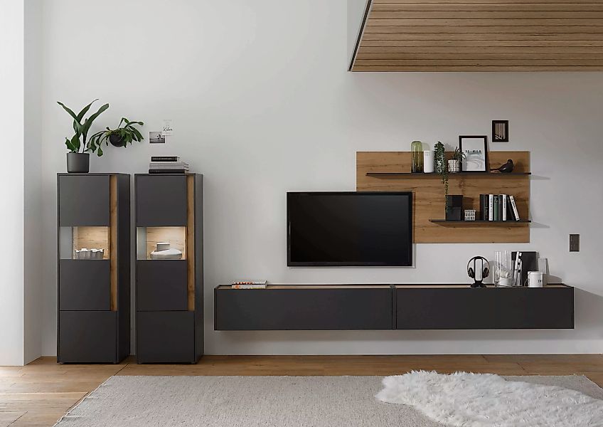 INOSIGN Wohnwand "City/Giron, moderne Anbauwand, Komplettset in vielen Farb günstig online kaufen