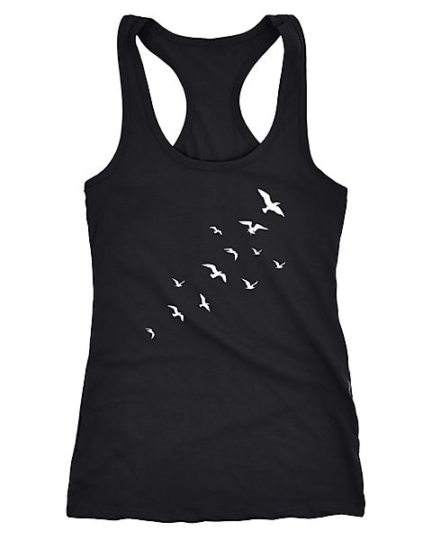 Neverless Tanktop Damen Tank Top Vögel günstig online kaufen