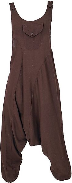 Guru-Shop Relaxhose Natürliche Boho Latzhose, Overall, luftiger.. Ethno Sty günstig online kaufen