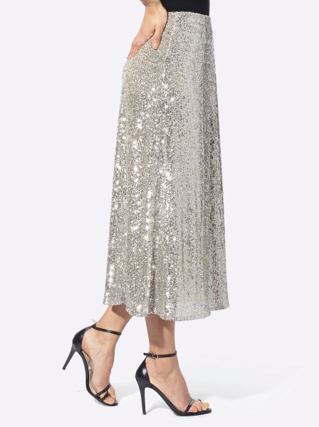 heine A-Linien-Rock Paillettenrock günstig online kaufen
