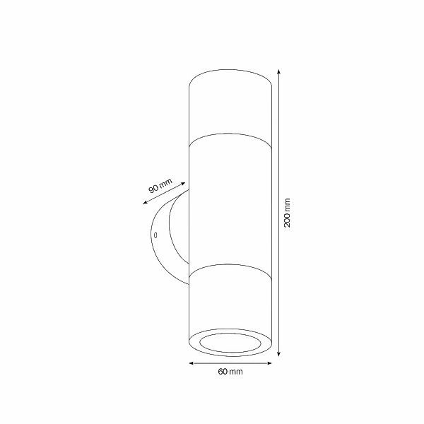 Außenwandleuchte 5121, Up-&Downlight seewasserfest günstig online kaufen