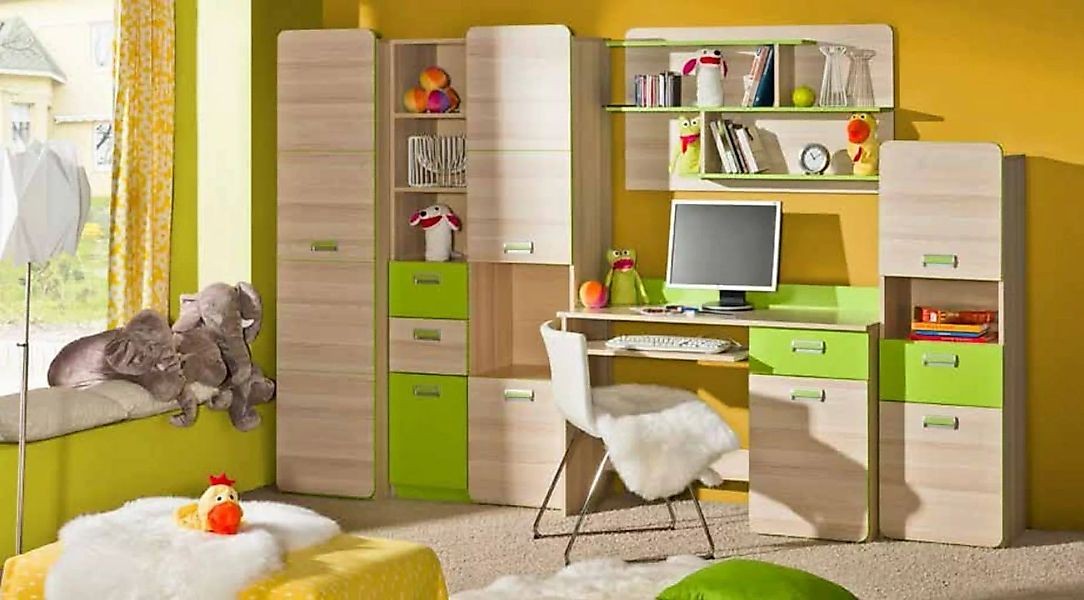 JVmoebel Kinderkleiderschrank 5 teiliges Schlafzimmer Kinder Jugend Zimmer günstig online kaufen