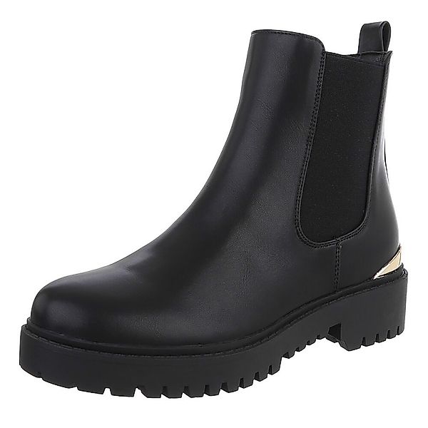 Ital-Design Stylische Chelsea Boots mit elastischen günstig online kaufen