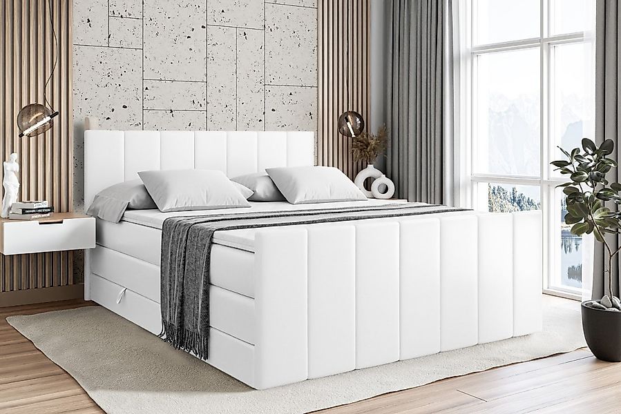 ALTDECOR Boxspringbett MOETI-Z KING (Multipocket-Matratze H4, H3 Matratze B günstig online kaufen