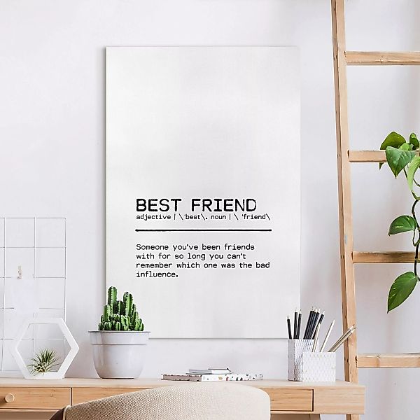 Leinwandbild Definition Best Friend günstig online kaufen